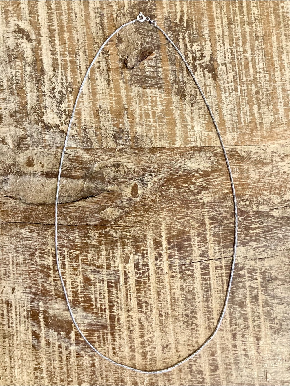 925 Italy Sterling Silver Snake Chain Necklace 20.5” Long Women’s Jewelry